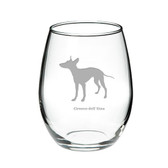 Cirneco Dell'Etna Deep Etched Stemless Red Wine Glass