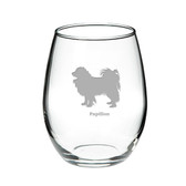 Papillon Deep Etched Stemless Red Wine Glass