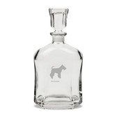 Fox Terrier 23.75 oz Classic Whiskey Decanter