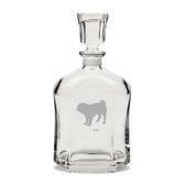 Pug 23.75 oz Classic Whiskey Decanter