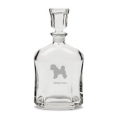 Bichon Frise 23.75 oz Classic Whiskey Decanter