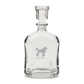 Standard Poodle 23.75 oz Classic Whiskey Decanter