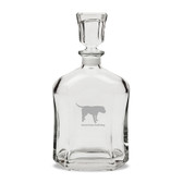 American Bulldog 23.75 oz Classic Whiskey Decanter