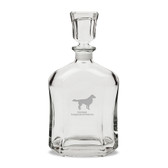German Longhaired Pointer 23.75 oz Classic Whiskey Decanter