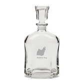Maltese Dog 23.75 oz Classic Whiskey Decanter