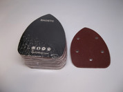 BAOSTC  3-3/4"*5-1/2" Assorted 60-80-120-180-240 Palm hook and loop sanding disc for BLACK&DECKER mouse sander 50PACK