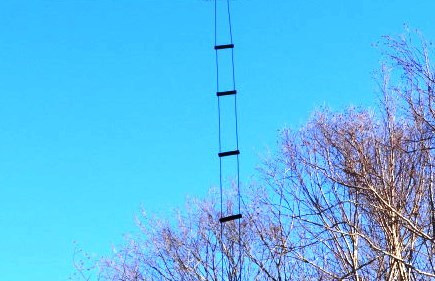 7FG True Ladder Line

    Nominal Impedance -- 600 OHMS with .98 Velocity Factor
    Little or No Change When Raining
    Spreaders -- Light Weight, Low Wind Loading, Long Life
    Wire -- 16 Gauge, 26 Strands, 100% Copper
    Handles Full Legal Limit Power
    Wire Spacing 3 1/2"
    In use Worldwide
    Thirty Year History of Reliability
    Made in USA

