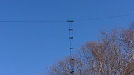 80-10 Meter W7FG True Ladder Line Open Wire Fed Dipole- 125' Dipole 150' Feedline