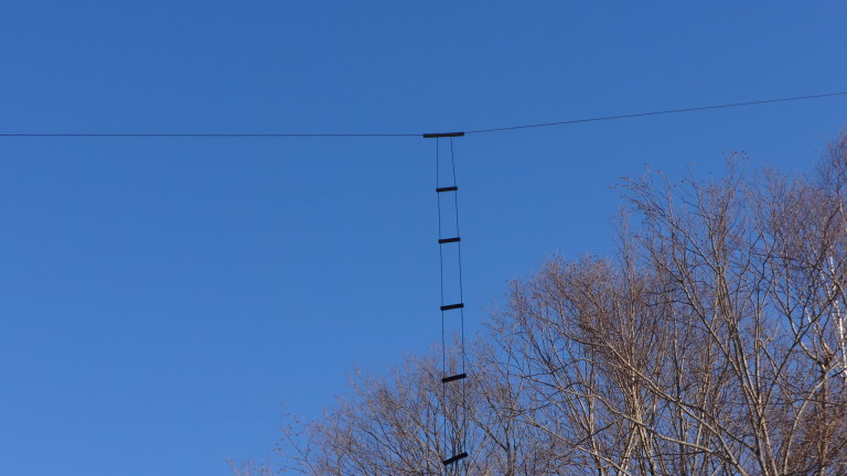 80-10 Meter W7FG True Ladder Line Open Wire Fed Dipole 125' Dipole 100'  Feedline - True Ladder Line and Wire Antennas