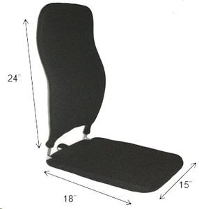 Mccarty’s Sacro Ease Memory Foam Car Seat & Back 24/18 Models 19" - (BRCCF 24/18), 15" - (BRSCMCF 24/18) 12" - (BRNCCF 24/18)