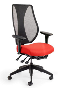 tCentric Hybrid Ergonomic Task Mesh Chair by ErgoCentric - Multi Tilt Series