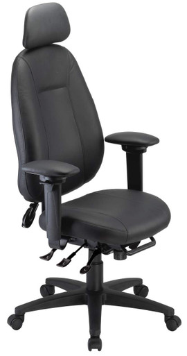  ergoCentric eCentric High Back Executive Chair with Headrest 