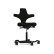 HÅG Capisco 8106 ergonomic saddle chair in black upholstery with black base, no foot ring