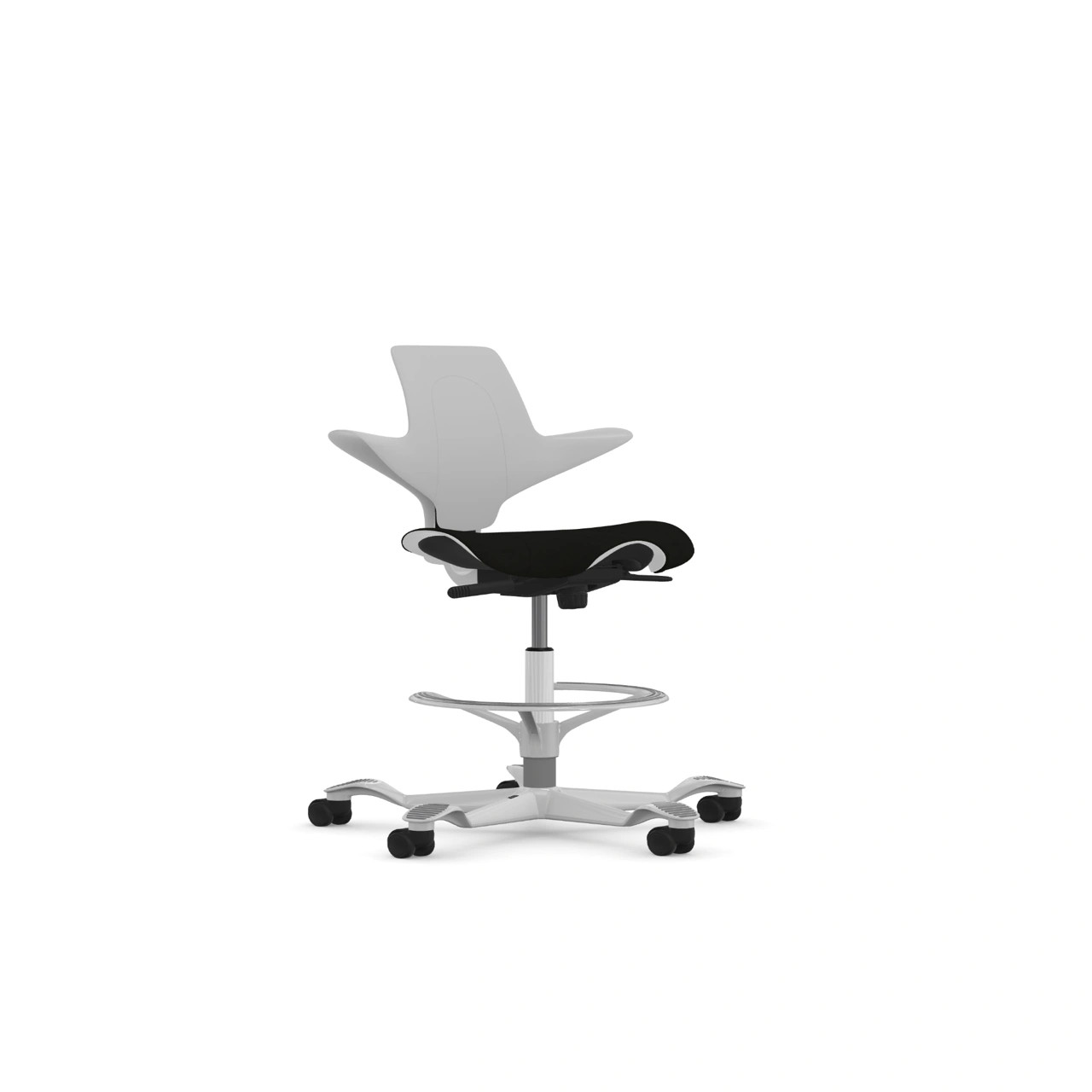アルフレッド　ERGO HÅG Capisco Puls 8020 Sit-Stand Desk Chair | Upholstered Saddle Seat