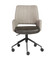 Desi Office Chair in Vintage Style Distressed Soft Leatherette (Dark Gray)