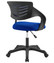  Thrive Small Swivel desk chair  in Blue Back View