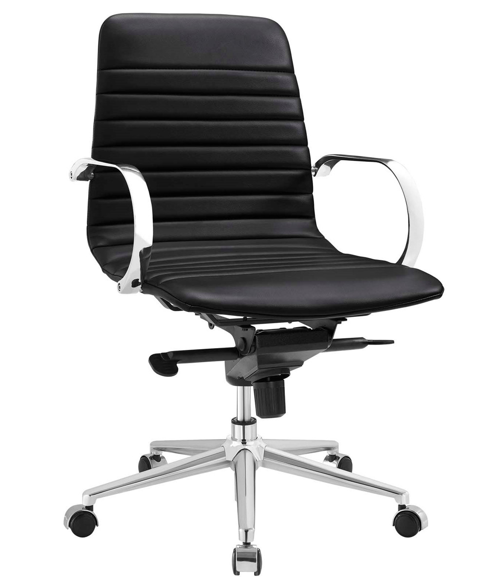 Groove Ribbed Back Office Chair in Black | Shop Healthy Posture Store