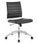 Jive Armless Mid Back Office Chair Black
