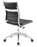 Jive Armless Mid Back Office Chair Back View