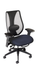 tCentric Hybrid with Mesh Backrest and Upholstered Seat, Midnight Black Frame, Midnight