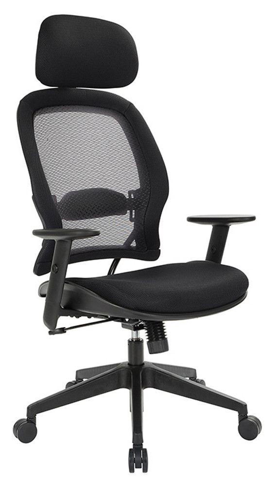 Office Star High Back Chair with Adjustable Headrest