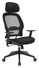 Office Star High Back Chair with Adjustable Headrest & Lumbar Support