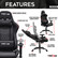 Reclining Gaming Chair Techni SportTS51 Black GG Series  Features