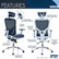 All Mesh Recliner Office Chair w/ Headrest & Lumbar Support