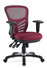 Articulate Mesh Back & Cushioned Computer Chair, Red