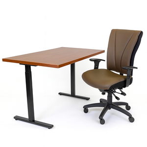 RFM Sierra 500 Lb Capacity Heavy-Duty Ergonomic Chair at desk