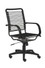 Euro Style Breathable Bungee High Back Task Chair, in Black with Aluminum Frame and Black Base
