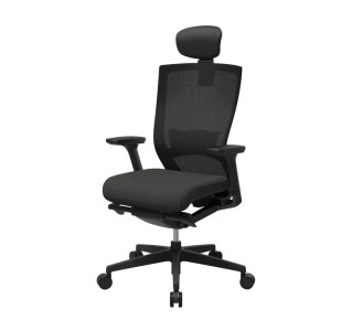 SIDIZ T50 High Performance Ergonomic Office Chair Black, Midnight Black