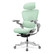 Healthy Posture Hinomi H2 Pro ergonomic mesh chair in cream white, side view without footrest.