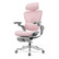 Healthy Posture Hinomi H2 Pro ergonomic mesh chair in mint green, side view with footrest extended.