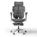 Hinomi X2 Pro ergonomic mesh chair in grey, side view with adjustable footrest.