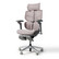 Hinomi X2 Pro ergonomic mesh chair in pink, side view without footrest.