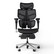 Hinomi X2 Pro ergonomic mesh chair in black, front view with extended footrest.