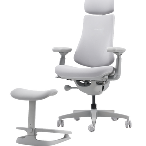 LiberNovo Omni dynamic ergonomic chair with StepSync footrest for active sitting and posture support
