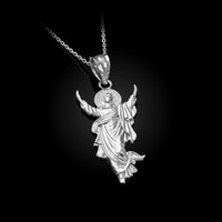 Resurrection of Jesus Christ Pendant Necklace in Sterling Silver