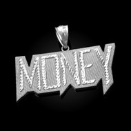 Sterling Silver MONEY Hip-Hop DC Pendant