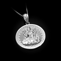 Silver Lakshmi (Luxmi) Pendant Necklace