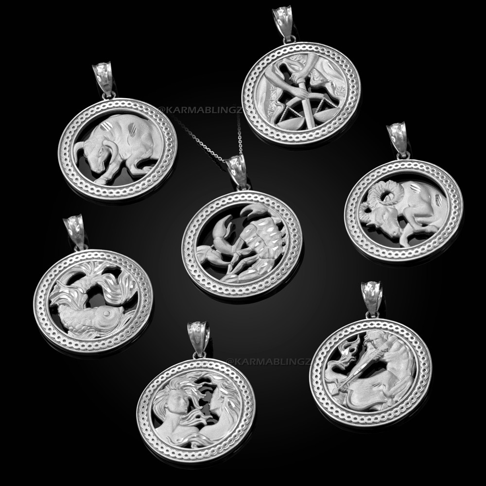 Personalized Zodiac Initial Necklace Silver – J&CO Jewellery