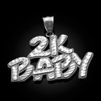 Sterling Silver 2K Baby DC Pendant