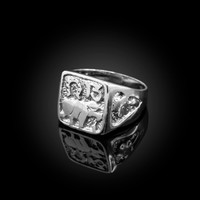 Sterling Silver Lucky Charm Ring