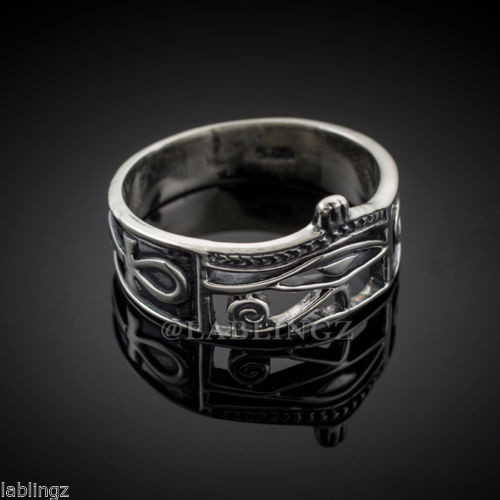 Eye of horus silver ring store