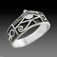 Silver Egyptian Ring.