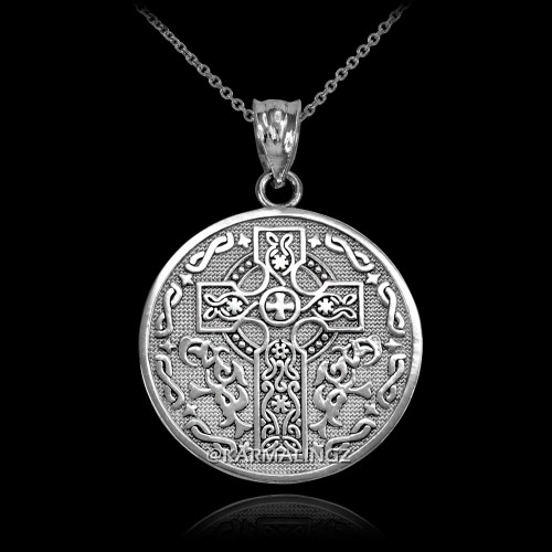 Silver Irish Blessing Necklace