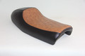Black with Light Brown cover seat