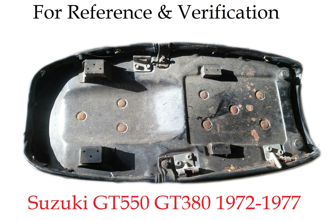 S-024 新品 GT380 GT550 後期 オオカワ あんこ抜き段 白 タック