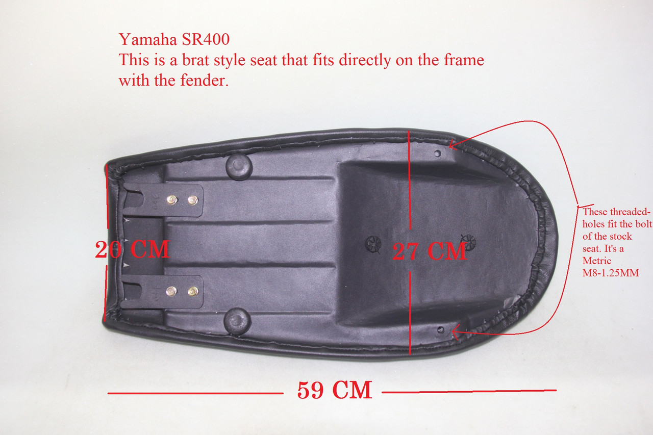 59 CM Brat style 1978 - 2008 Yamaha SR400 low profile motorcycle